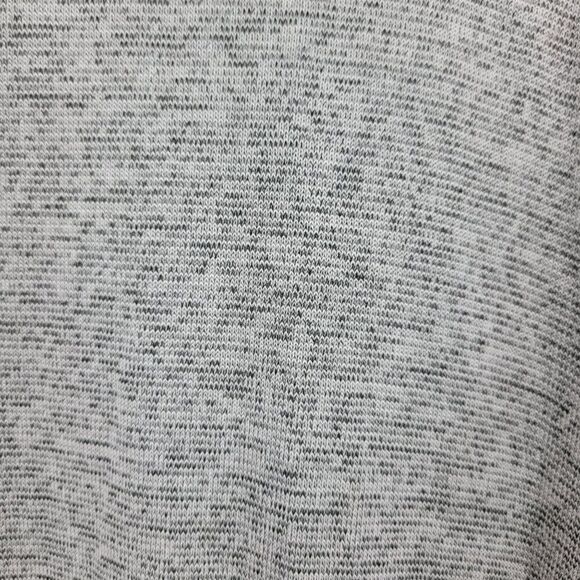 Caution To The Wind Gray Long Sleeve Cardigan S Open Waterfall Space Dye Light - Picture 2 of 9